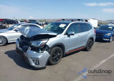 2020 Subaru Forester Sport из США, поврежденный, VIN JF2SKARC4LH457312